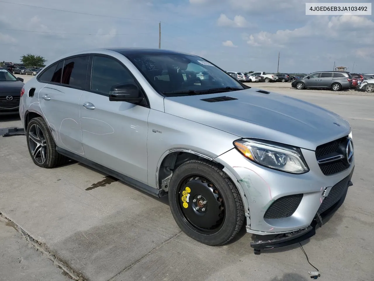 2018 Mercedes-Benz Gle Coupe 43 Amg VIN: 4JGED6EB3JA103492 Lot: 70619294