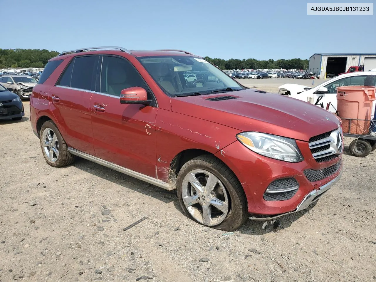 2018 Mercedes-Benz Gle 350 VIN: 4JGDA5JB0JB131233 Lot: 70657304