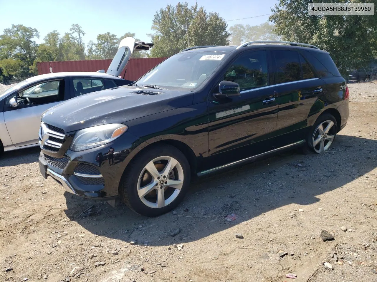 2018 Mercedes-Benz Gle 350 4Matic VIN: 4JGDA5HB8JB139960 Lot: 71087474