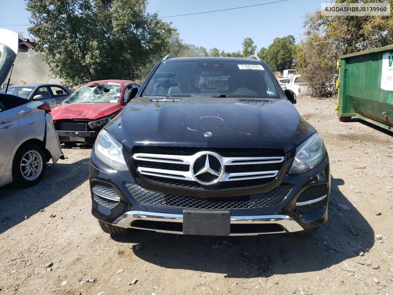 2018 Mercedes-Benz Gle 350 4Matic VIN: 4JGDA5HB8JB139960 Lot: 71087474