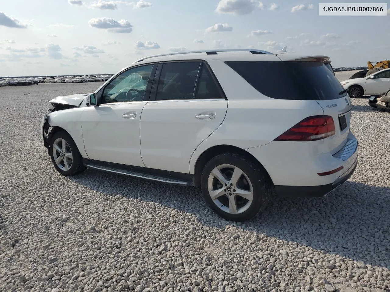 2018 Mercedes-Benz Gle 350 VIN: 4JGDA5JB0JB007866 Lot: 71444344