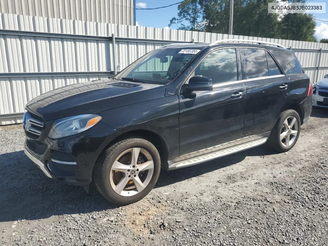 2018 Mercedes-Benz Gle 350 VIN: 4JGDA5JB5JB023383 Lot: 72155704