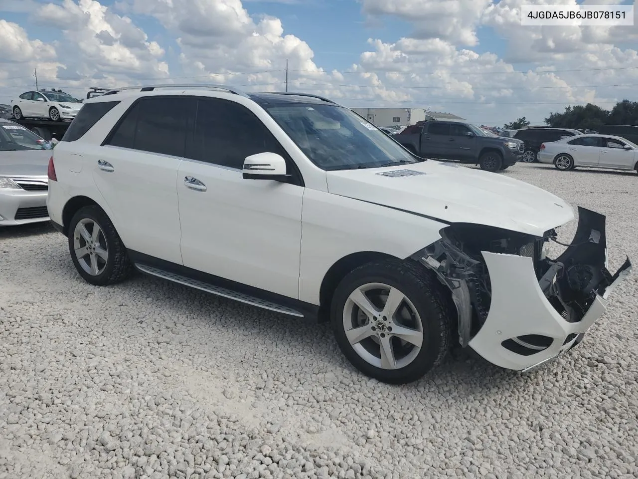 2018 Mercedes-Benz Gle 350 VIN: 4JGDA5JB6JB078151 Lot: 72575704