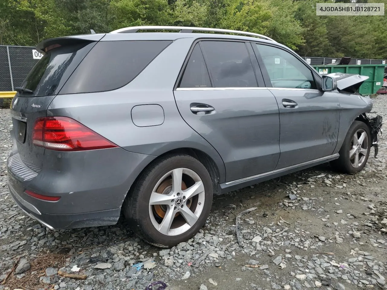 2018 Mercedes-Benz Gle 350 4Matic VIN: 4JGDA5HB1JB128721 Lot: 72821964