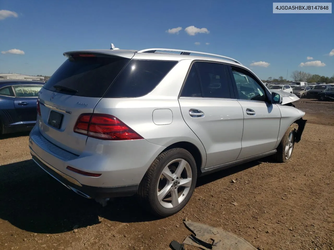 2018 Mercedes-Benz Gle 350 4Matic VIN: 4JGDA5HBXJB147848 Lot: 73015764