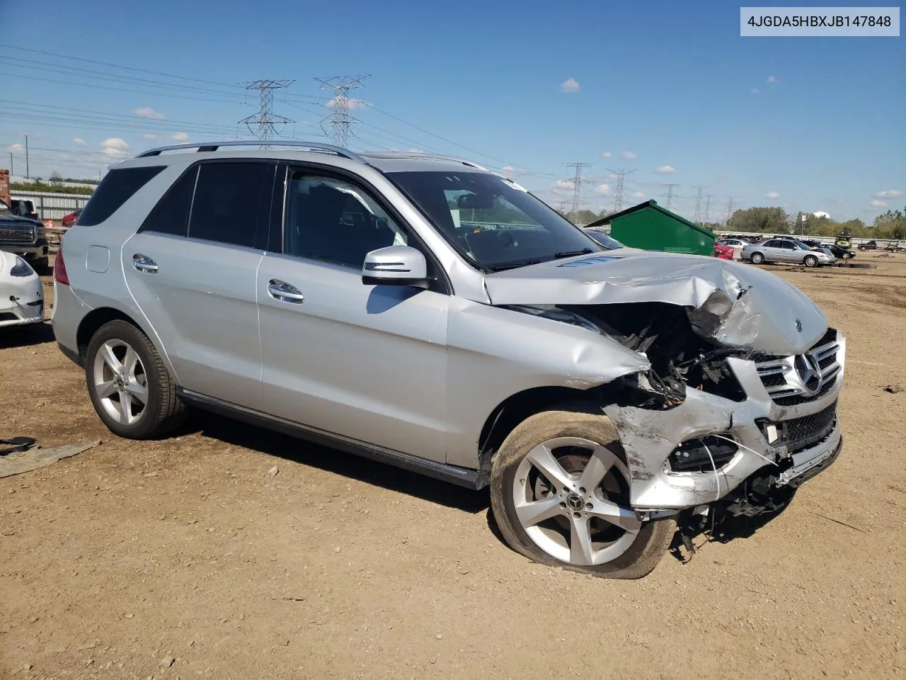 2018 Mercedes-Benz Gle 350 4Matic VIN: 4JGDA5HBXJB147848 Lot: 73015764