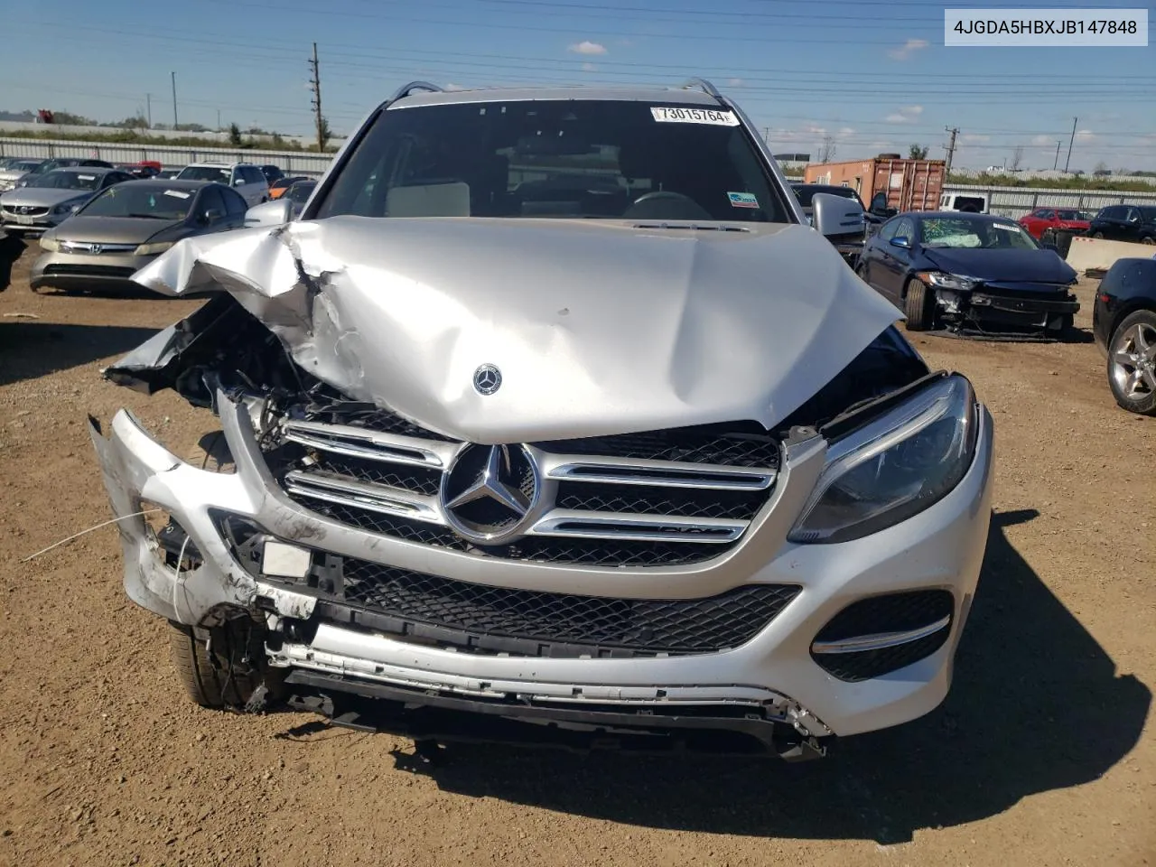 2018 Mercedes-Benz Gle 350 4Matic VIN: 4JGDA5HBXJB147848 Lot: 73015764