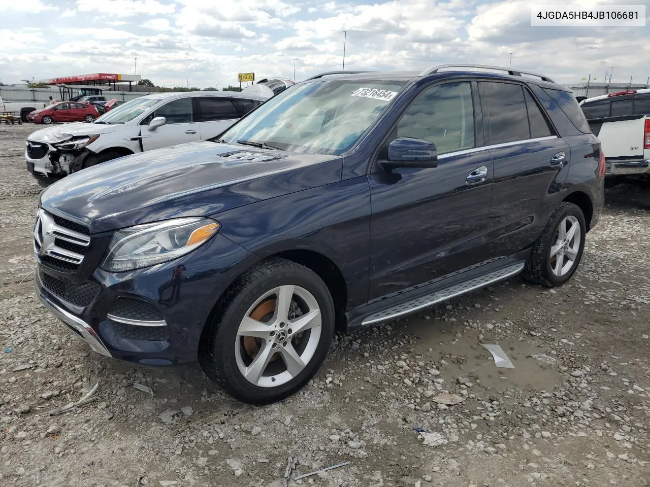 2018 Mercedes-Benz Gle 350 4Matic VIN: 4JGDA5HB4JB106681 Lot: 73216454