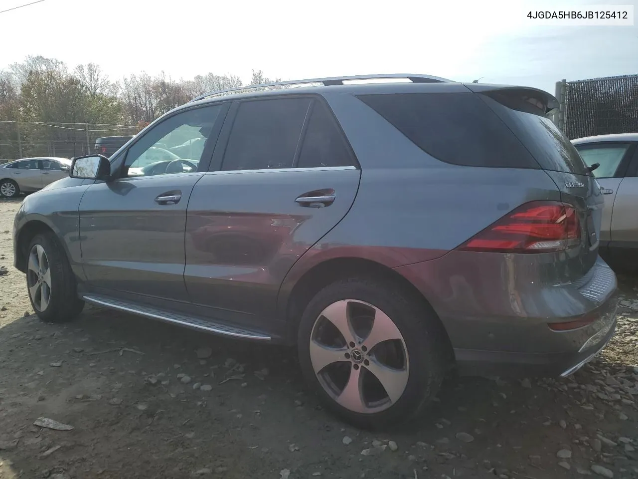 2018 Mercedes-Benz Gle 350 4Matic VIN: 4JGDA5HB6JB125412 Lot: 73749504