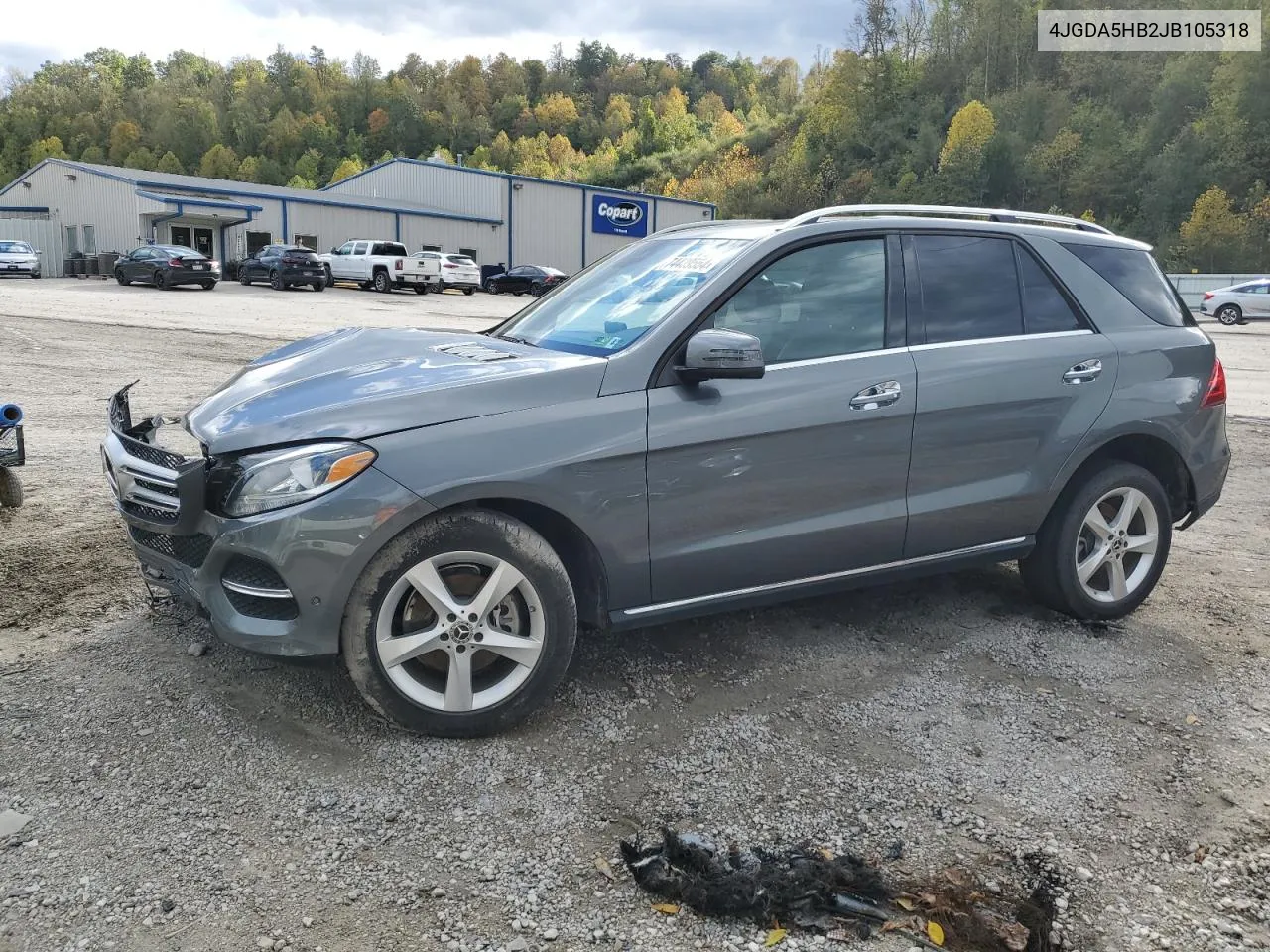 2018 Mercedes-Benz Gle 350 4Matic VIN: 4JGDA5HB2JB105318 Lot: 74439554