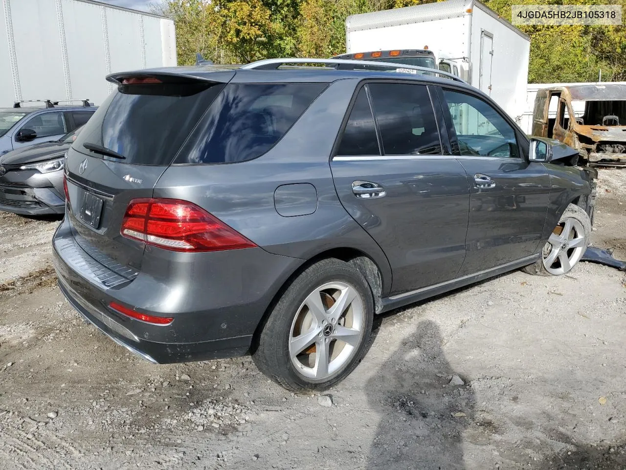 2018 Mercedes-Benz Gle 350 4Matic VIN: 4JGDA5HB2JB105318 Lot: 74439554