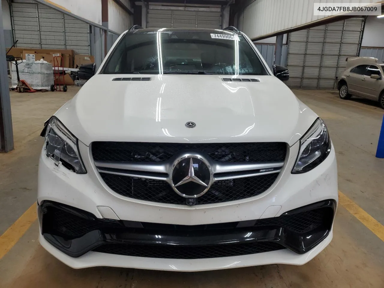 2018 Mercedes-Benz Gle 63 Amg-S 4Matic VIN: 4JGDA7FB8JB067009 Lot: 74499064