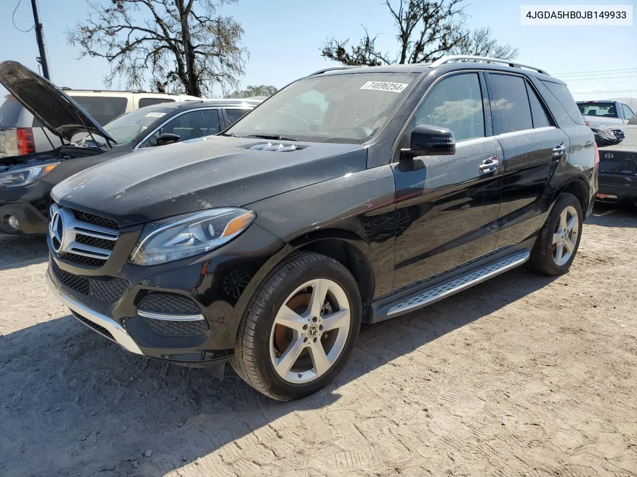 2018 Mercedes-Benz Gle 350 4Matic VIN: 4JGDA5HB0JB149933 Lot: 74696254