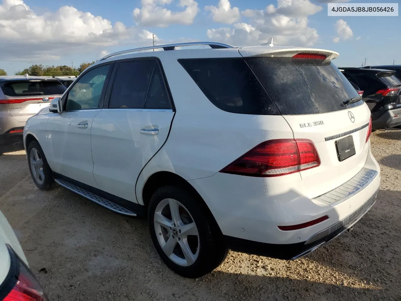 2018 Mercedes-Benz Gle 350 VIN: 4JGDA5JB8JB056426 Lot: 75026904