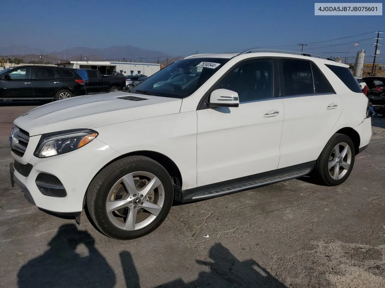 2018 Mercedes-Benz Gle 350 VIN: 4JGDA5JB7JB075601 Lot: 75240544