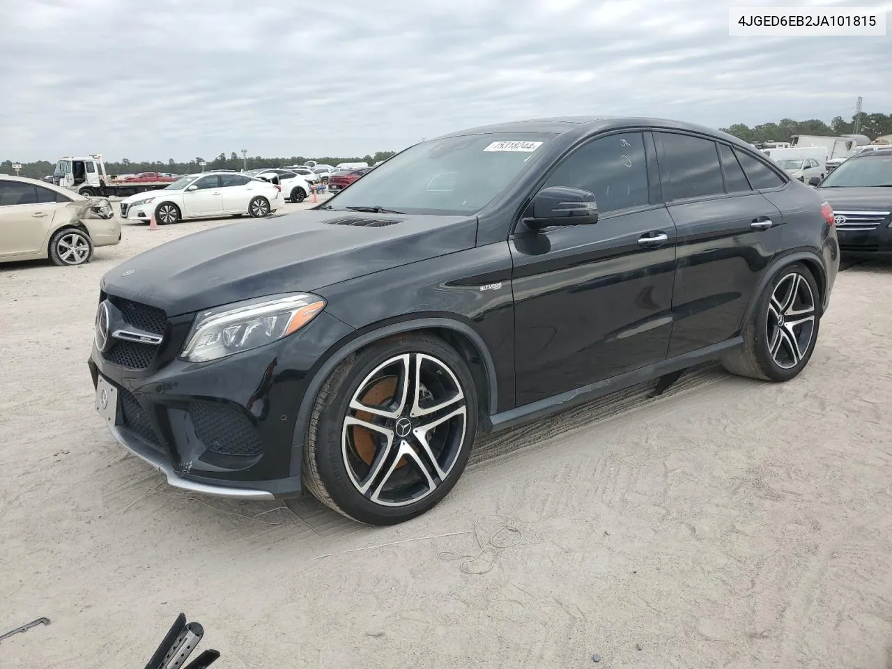 2018 Mercedes-Benz Gle Coupe 43 Amg VIN: 4JGED6EB2JA101815 Lot: 75318244