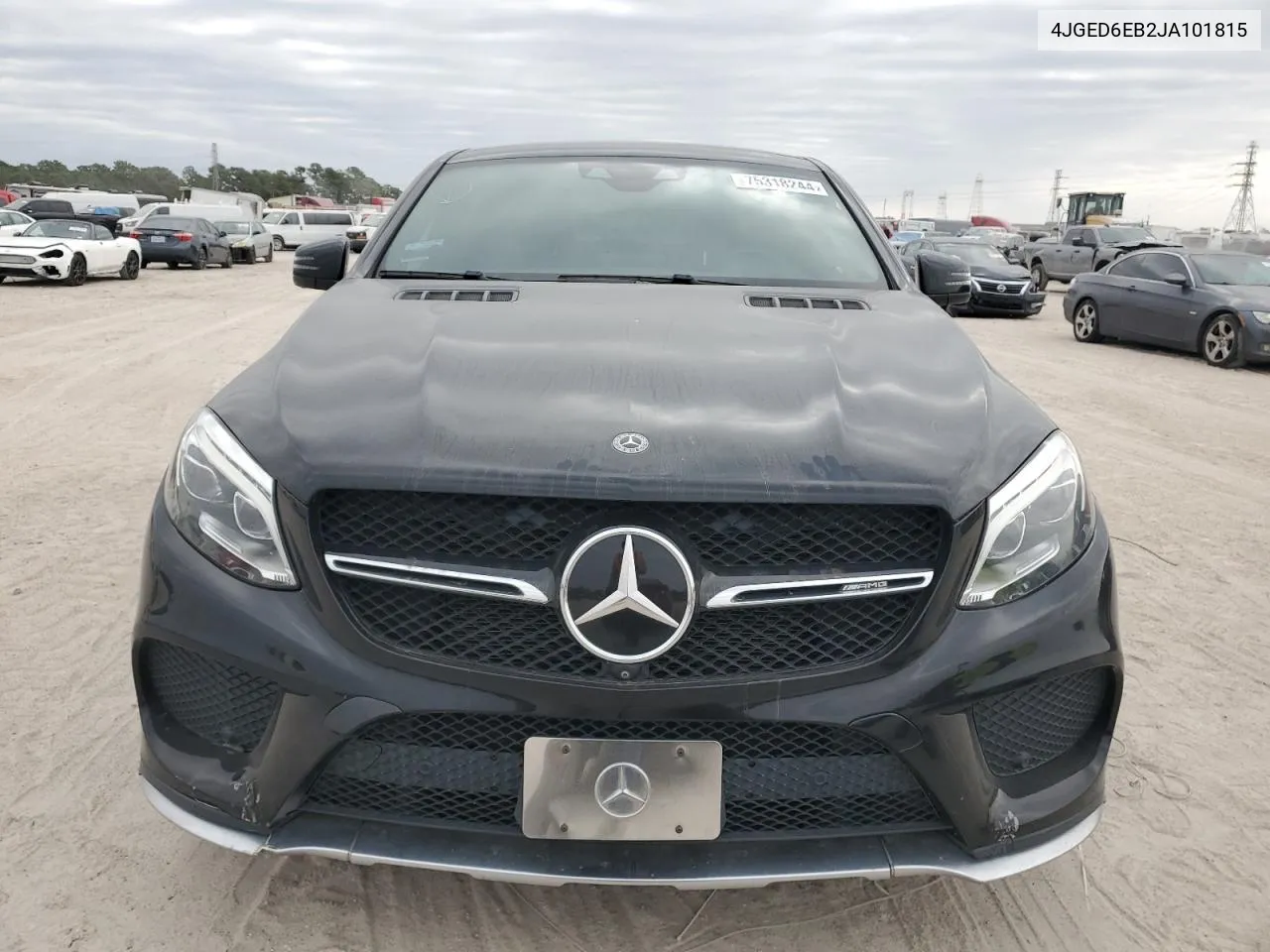 2018 Mercedes-Benz Gle Coupe 43 Amg VIN: 4JGED6EB2JA101815 Lot: 75318244