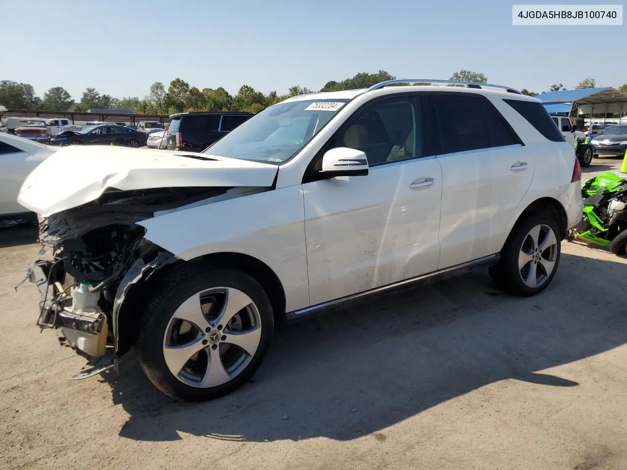 2018 Mercedes-Benz Gle 350 4Matic VIN: 4JGDA5HB8JB100740 Lot: 75332204