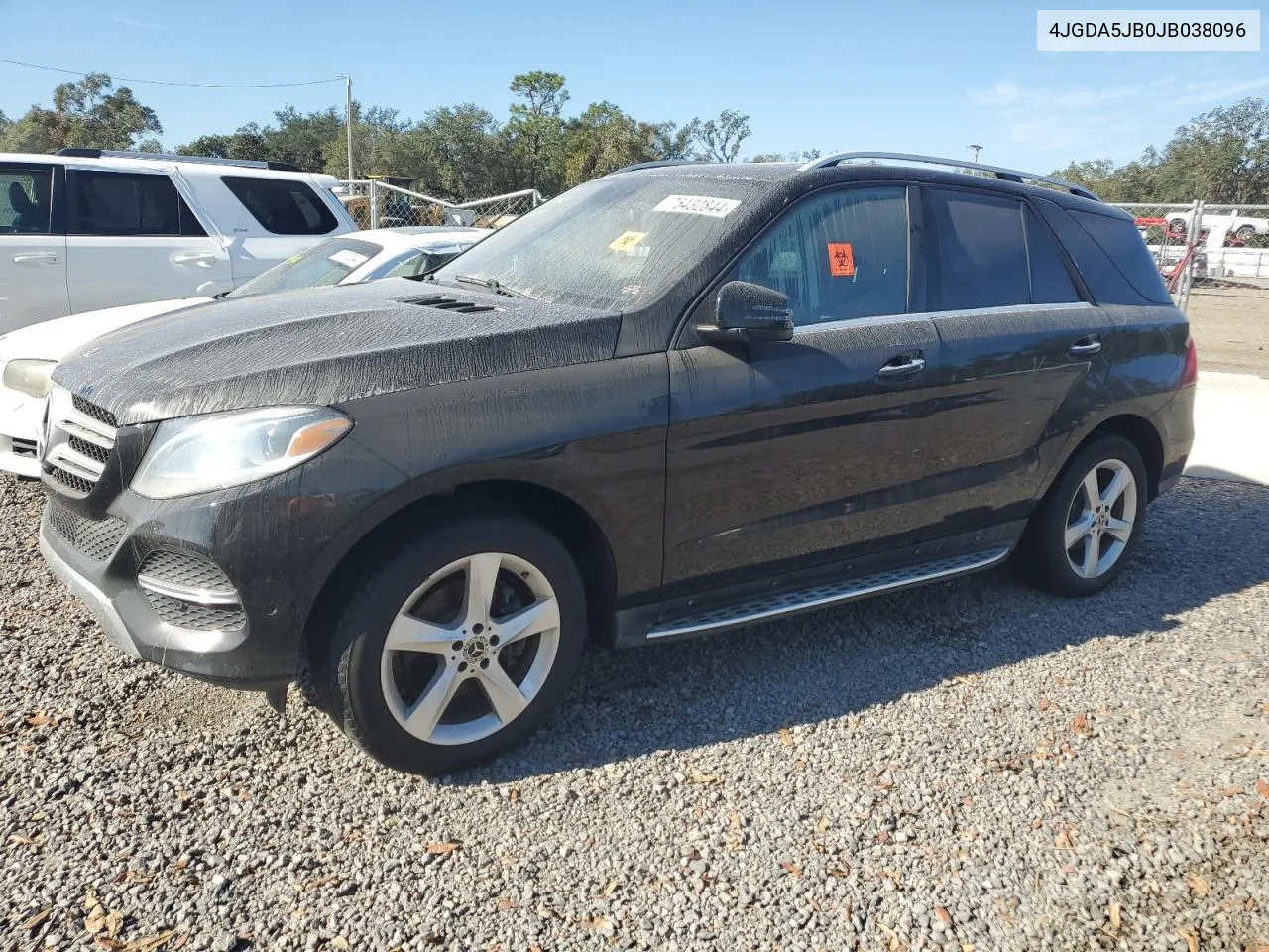 2018 Mercedes-Benz Gle 350 VIN: 4JGDA5JB0JB038096 Lot: 75432844