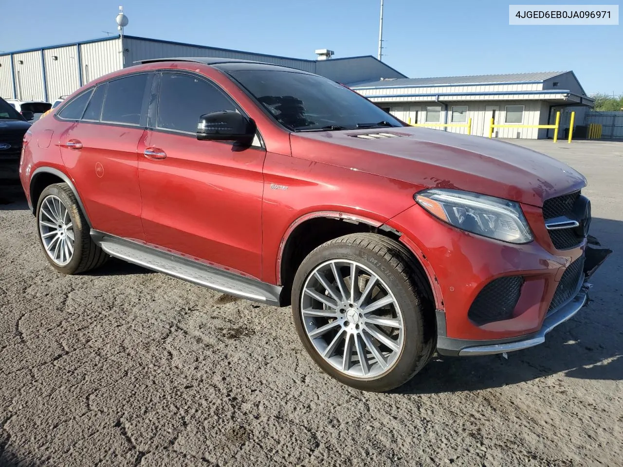 2018 Mercedes-Benz Gle Coupe 43 Amg VIN: 4JGED6EB0JA096971 Lot: 75942214