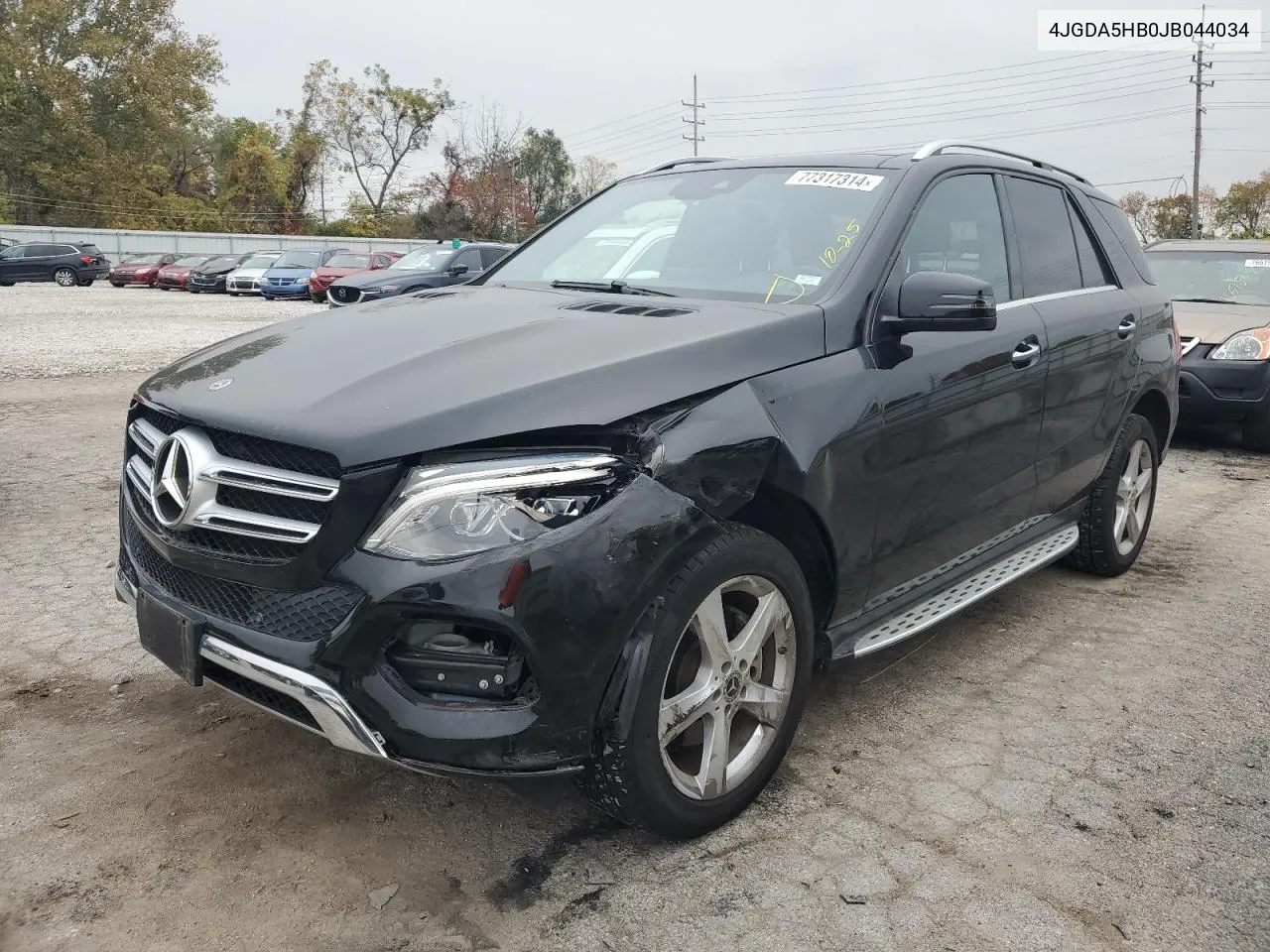 2018 Mercedes-Benz Gle 350 4Matic VIN: 4JGDA5HB0JB044034 Lot: 77317314