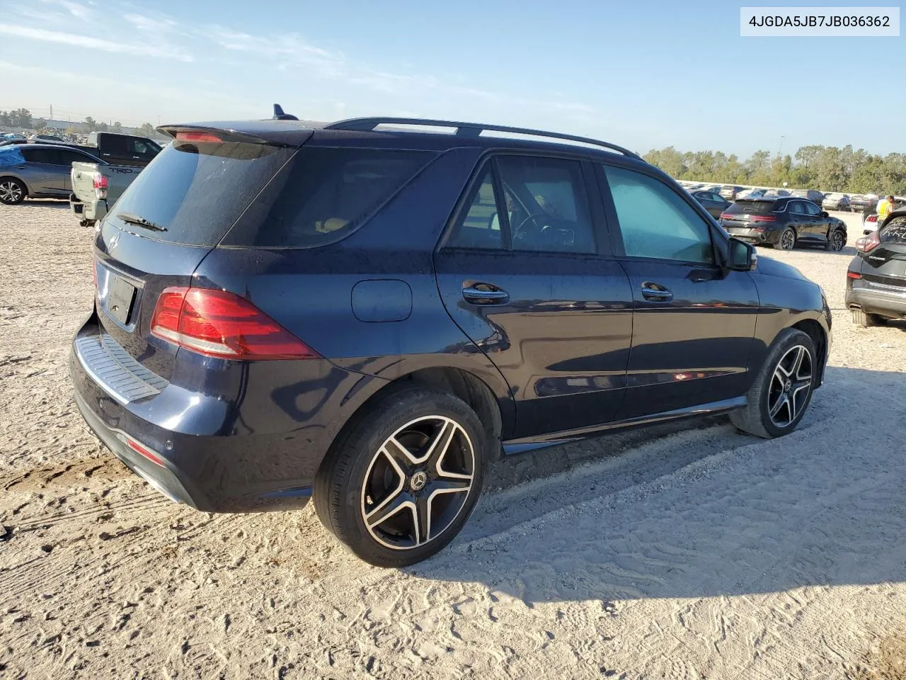 2018 Mercedes-Benz Gle 350 VIN: 4JGDA5JB7JB036362 Lot: 77664554