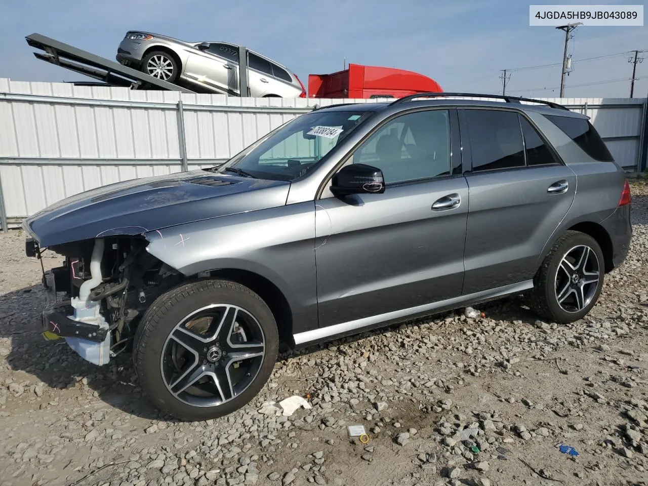 2018 Mercedes-Benz Gle 350 4Matic VIN: 4JGDA5HB9JB043089 Lot: 78388184