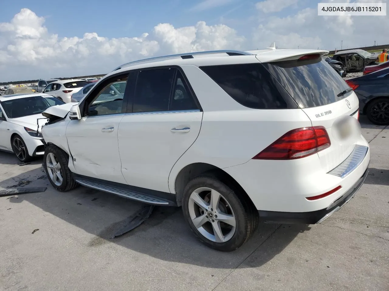 2018 Mercedes-Benz Gle 350 VIN: 4JGDA5JB6JB115201 Lot: 78514284