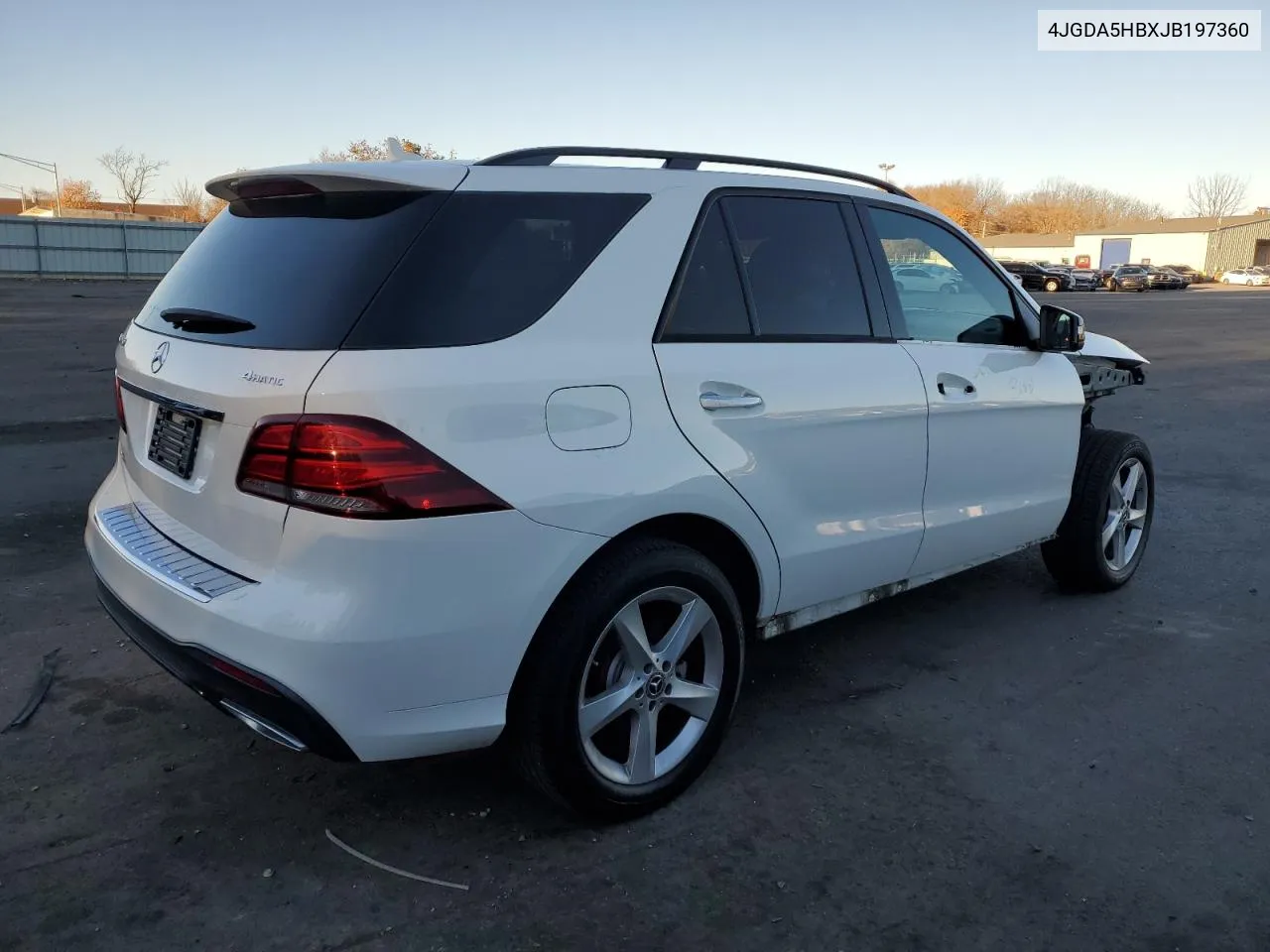 2018 Mercedes-Benz Gle 350 4Matic VIN: 4JGDA5HBXJB197360 Lot: 79026424