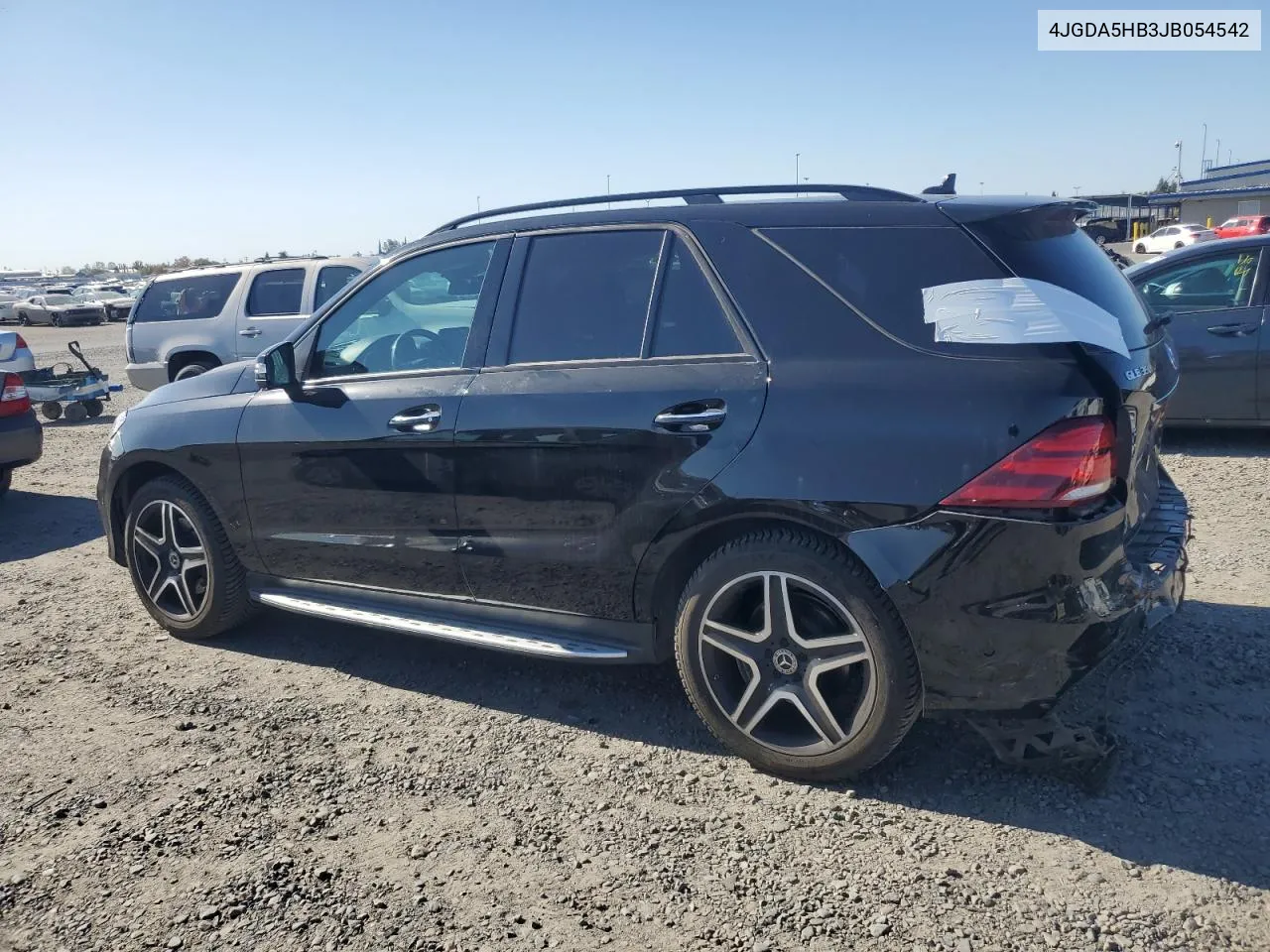 2018 Mercedes-Benz Gle 350 4Matic VIN: 4JGDA5HB3JB054542 Lot: 79731154