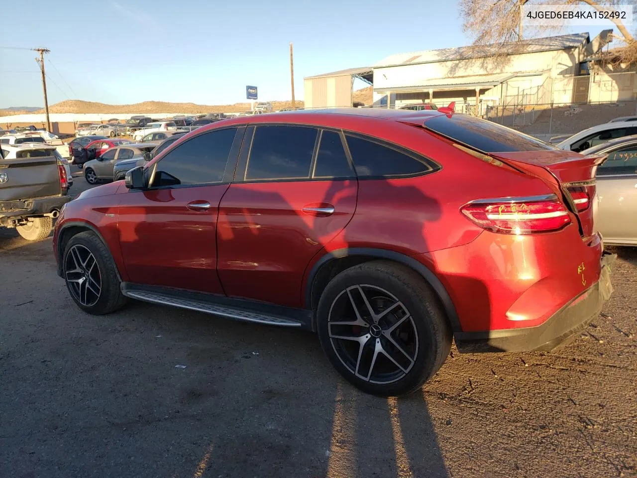 2019 Mercedes-Benz Gle Coupe 43 Amg VIN: 4JGED6EB4KA152492 Lot: 42836264