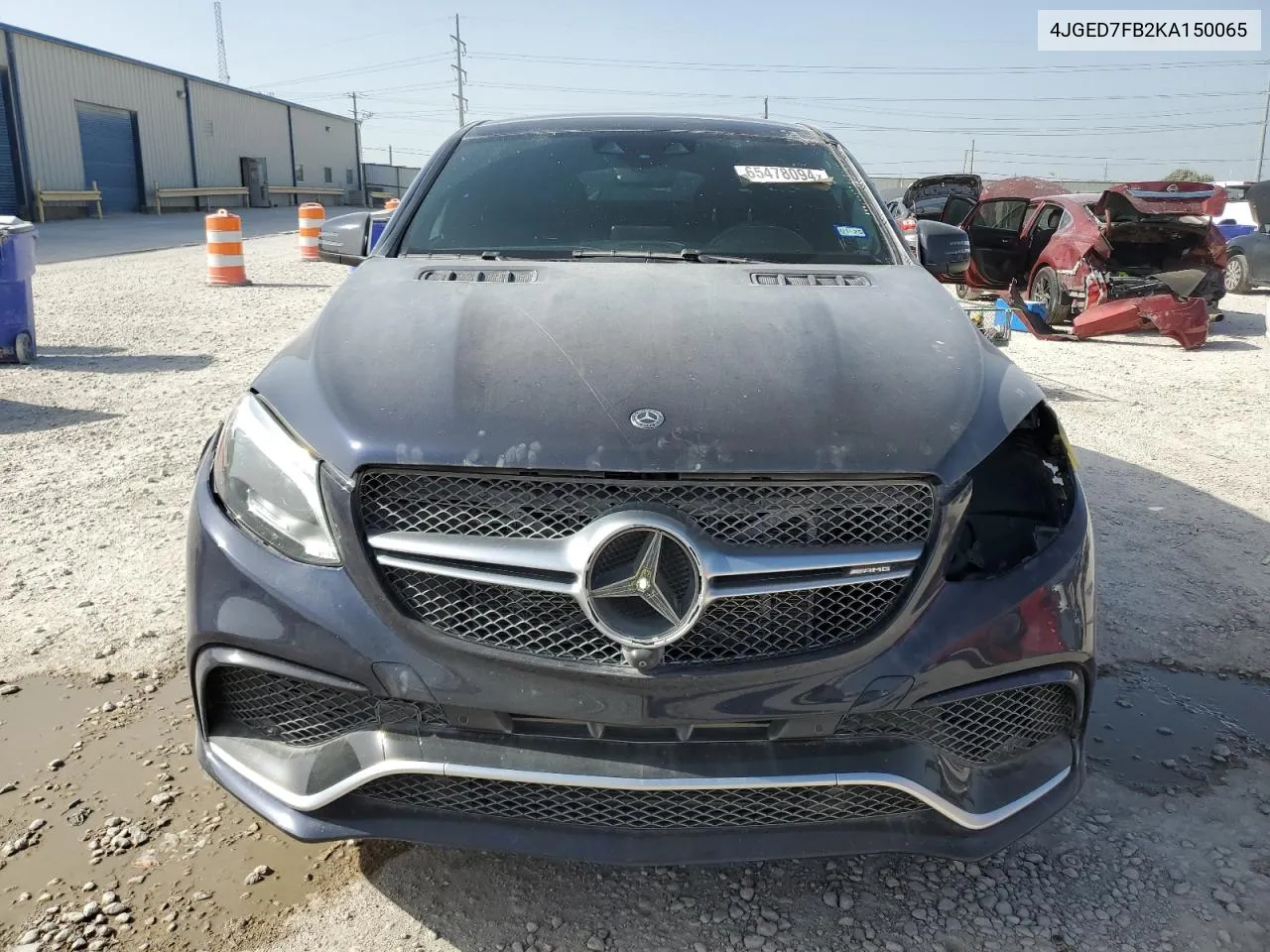 2019 Mercedes-Benz Gle Coupe 63 Amg-S VIN: 4JGED7FB2KA150065 Lot: 65478094