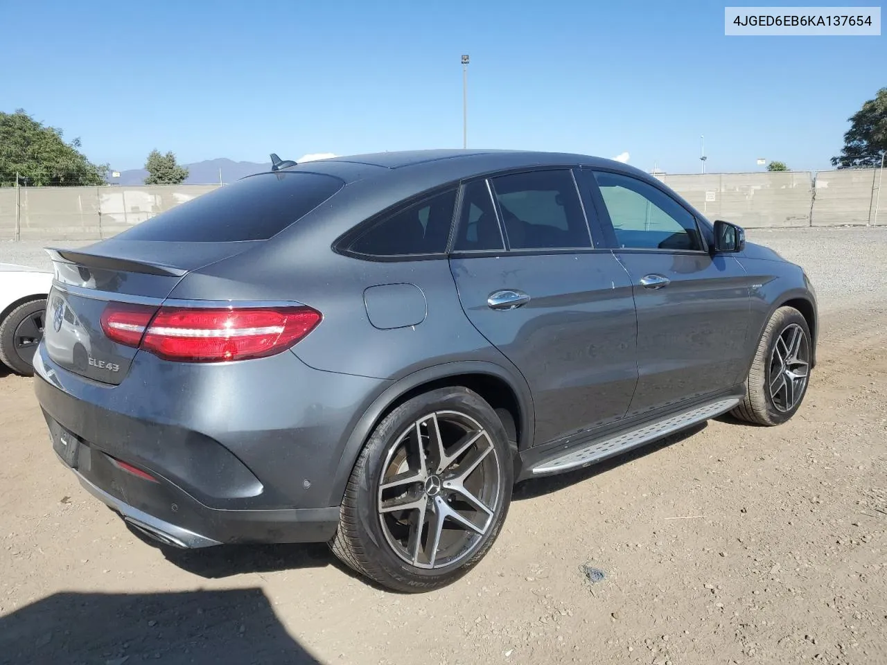 2019 Mercedes-Benz Gle Coupe 43 Amg VIN: 4JGED6EB6KA137654 Lot: 69618294