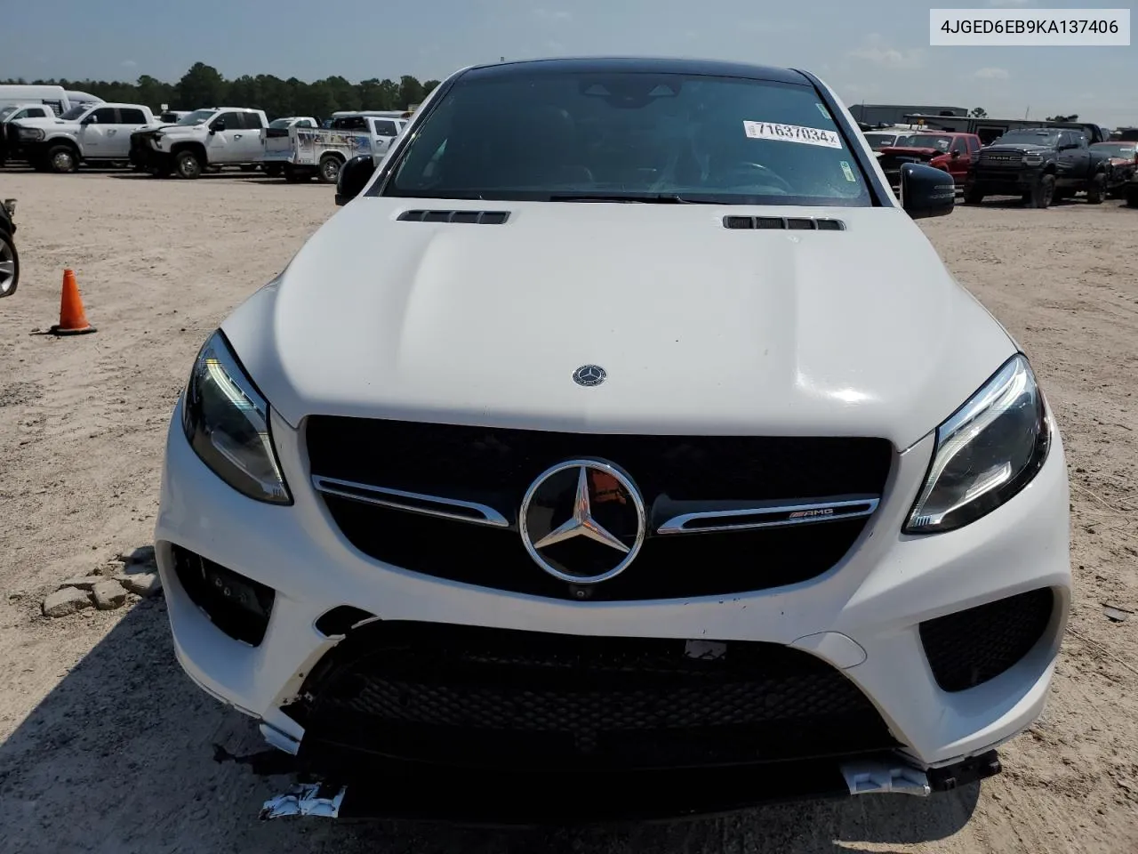 2019 Mercedes-Benz Gle Coupe 43 Amg VIN: 4JGED6EB9KA137406 Lot: 71637034