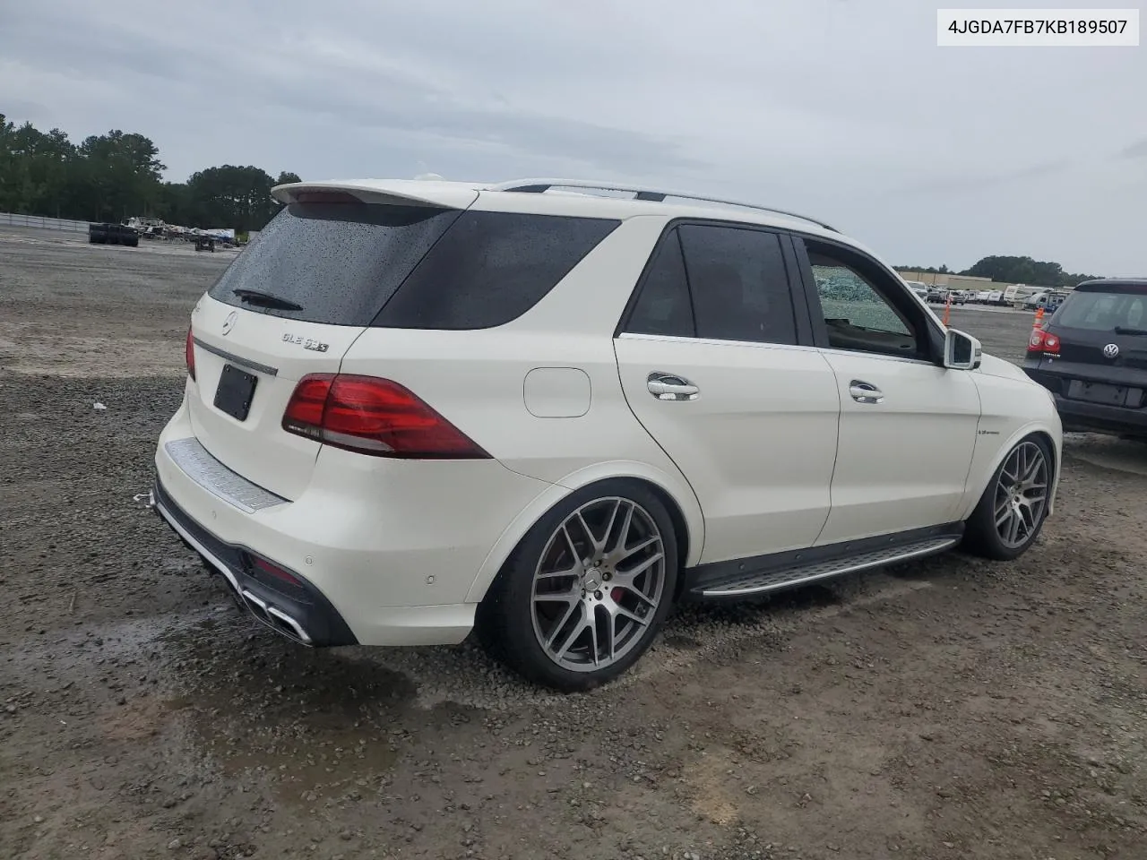 2019 Mercedes-Benz Gle 63 Amg-S 4Matic VIN: 4JGDA7FB7KB189507 Lot: 72596104