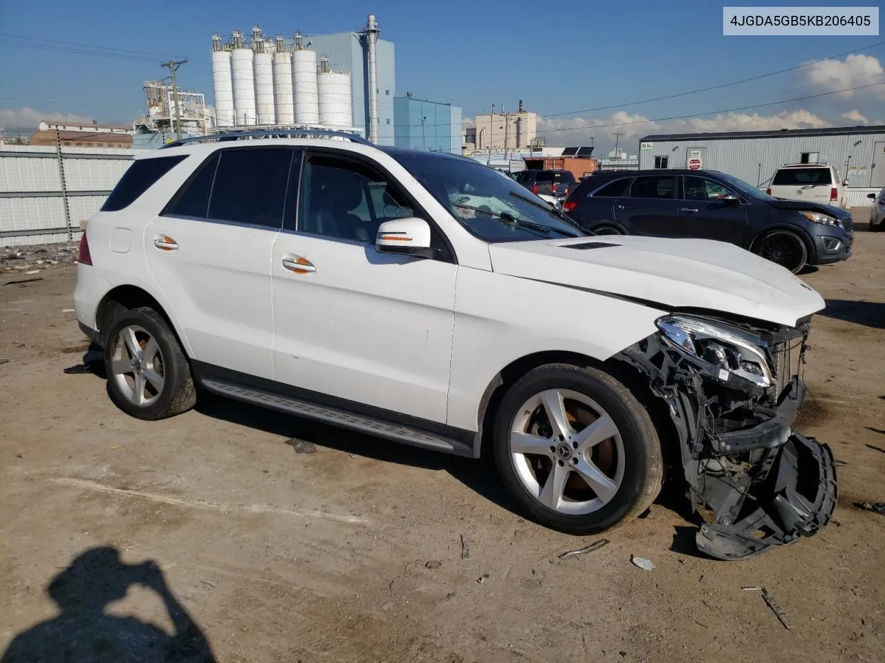 2019 Mercedes-Benz Gle 400 4Matic VIN: 4JGDA5GB5KB206405 Lot: 73008534