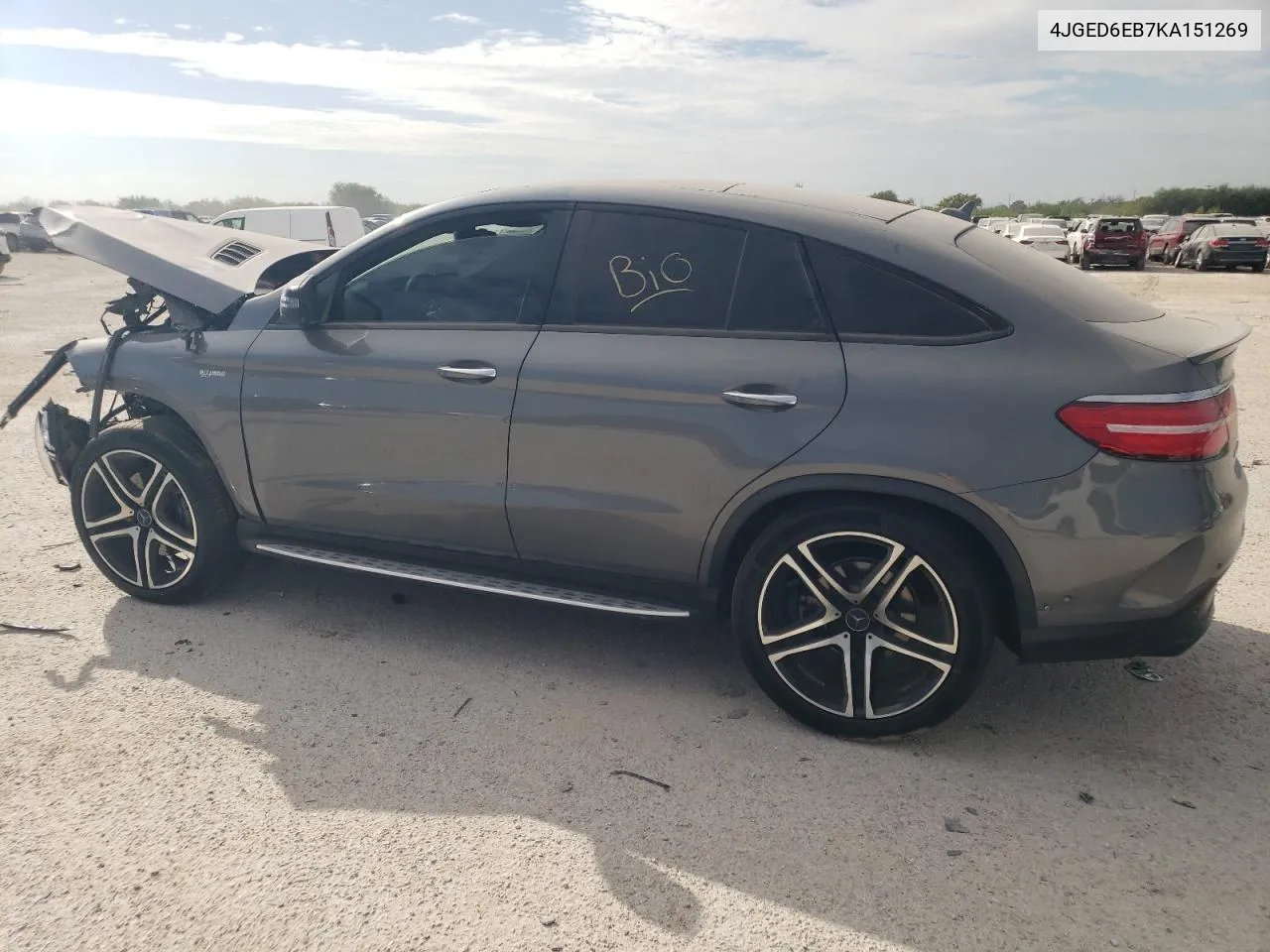 2019 Mercedes-Benz Gle Coupe 43 Amg VIN: 4JGED6EB7KA151269 Lot: 74473714