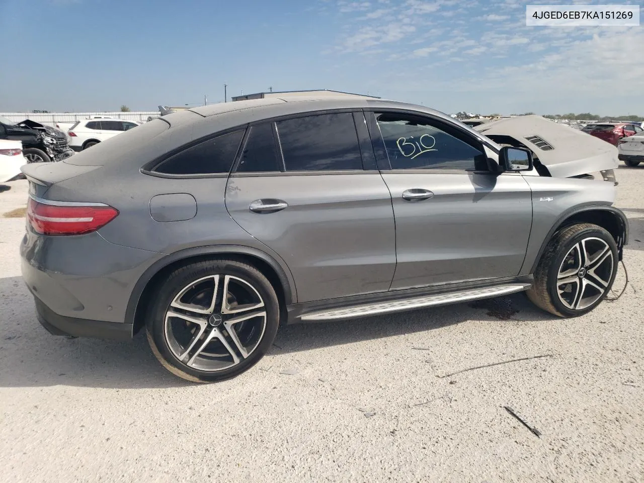 2019 Mercedes-Benz Gle Coupe 43 Amg VIN: 4JGED6EB7KA151269 Lot: 74473714