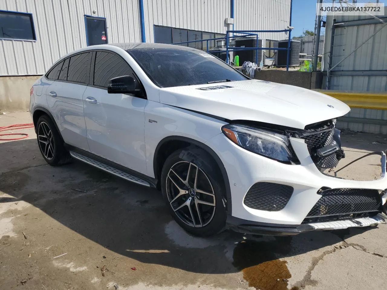 2019 Mercedes-Benz Gle Coupe 43 Amg VIN: 4JGED6EB8KA137722 Lot: 74529484