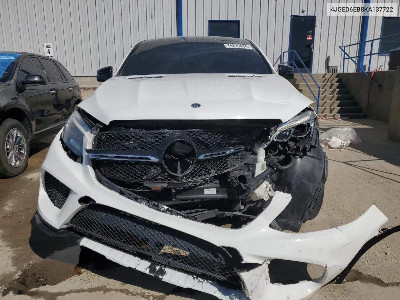 2019 Mercedes-Benz Gle Coupe 43 Amg VIN: 4JGED6EB8KA137722 Lot: 74529484