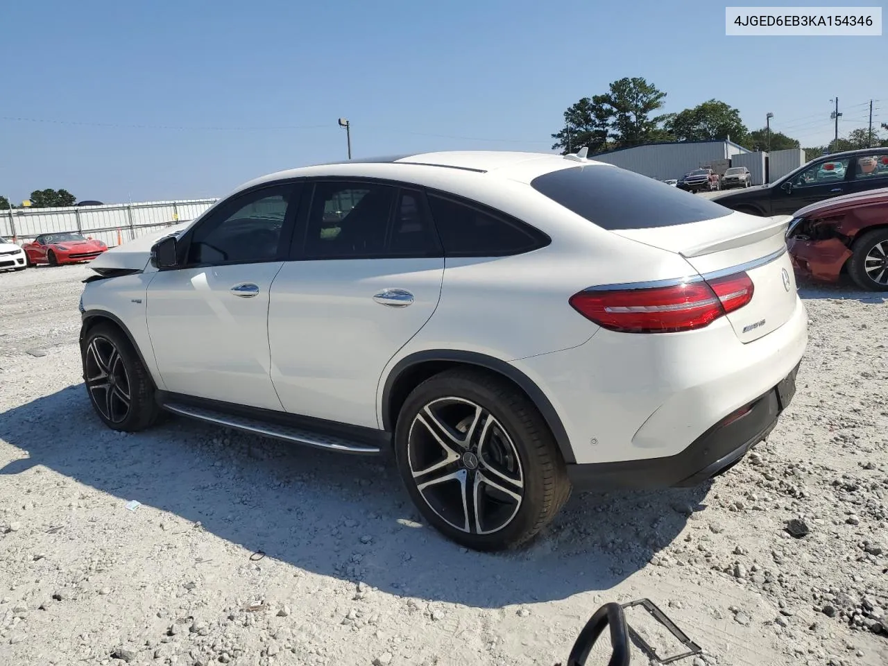 2019 Mercedes-Benz Gle Coupe 43 Amg VIN: 4JGED6EB3KA154346 Lot: 75103114