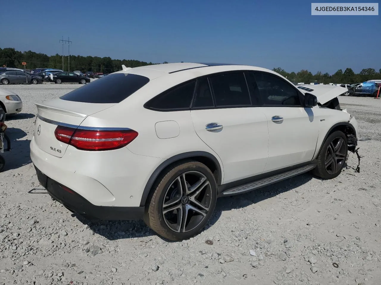 2019 Mercedes-Benz Gle Coupe 43 Amg VIN: 4JGED6EB3KA154346 Lot: 75103114