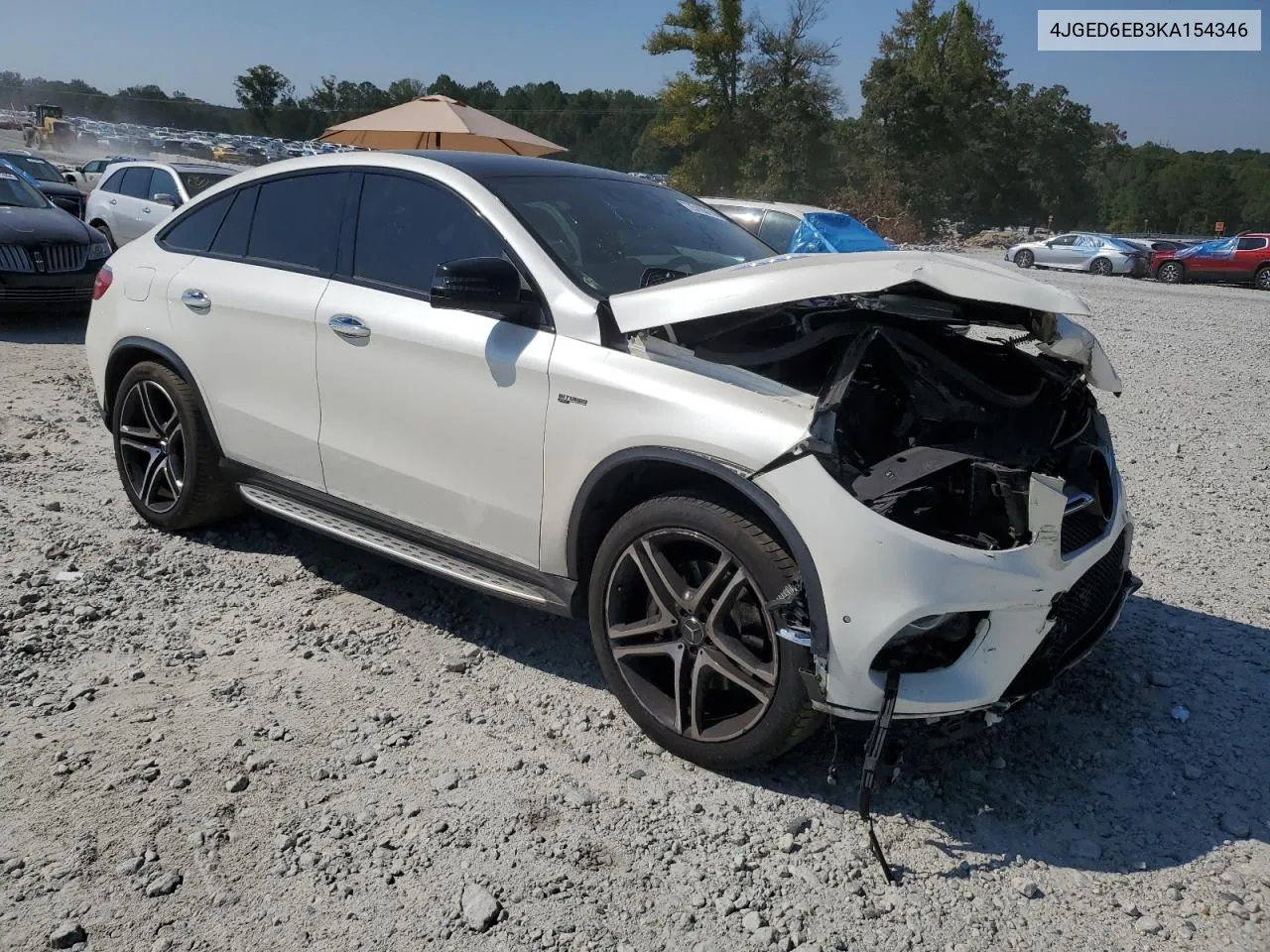 2019 Mercedes-Benz Gle Coupe 43 Amg VIN: 4JGED6EB3KA154346 Lot: 75103114