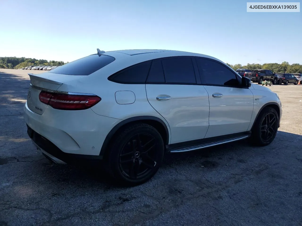 2019 Mercedes-Benz Gle Coupe 43 Amg VIN: 4JGED6EBXKA139035 Lot: 76534744