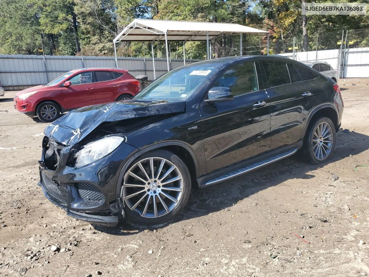 2019 Mercedes-Benz Gle Coupe 43 Amg VIN: 4JGED6EB7KA136383 Lot: 77258984