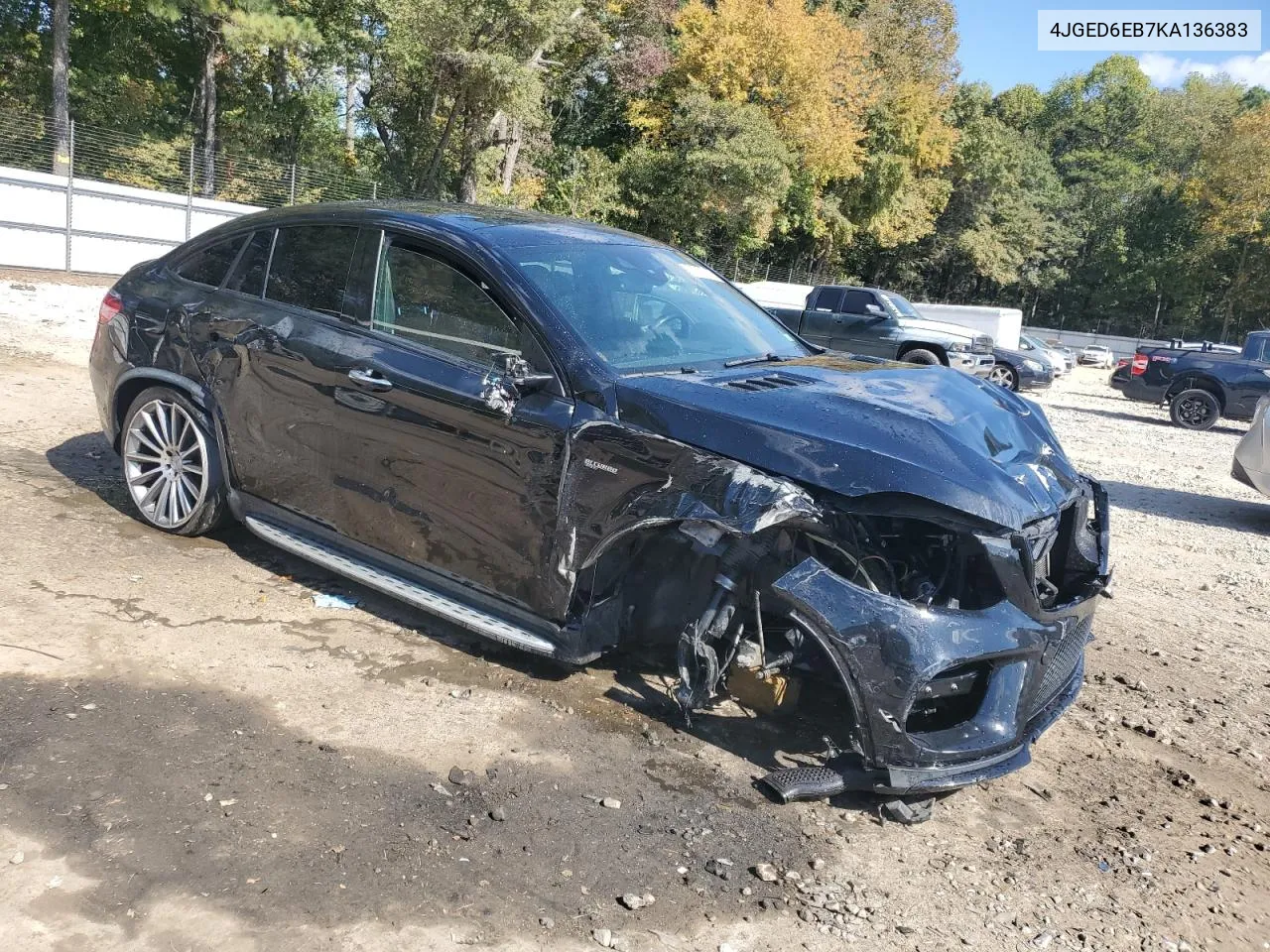 2019 Mercedes-Benz Gle Coupe 43 Amg VIN: 4JGED6EB7KA136383 Lot: 77258984