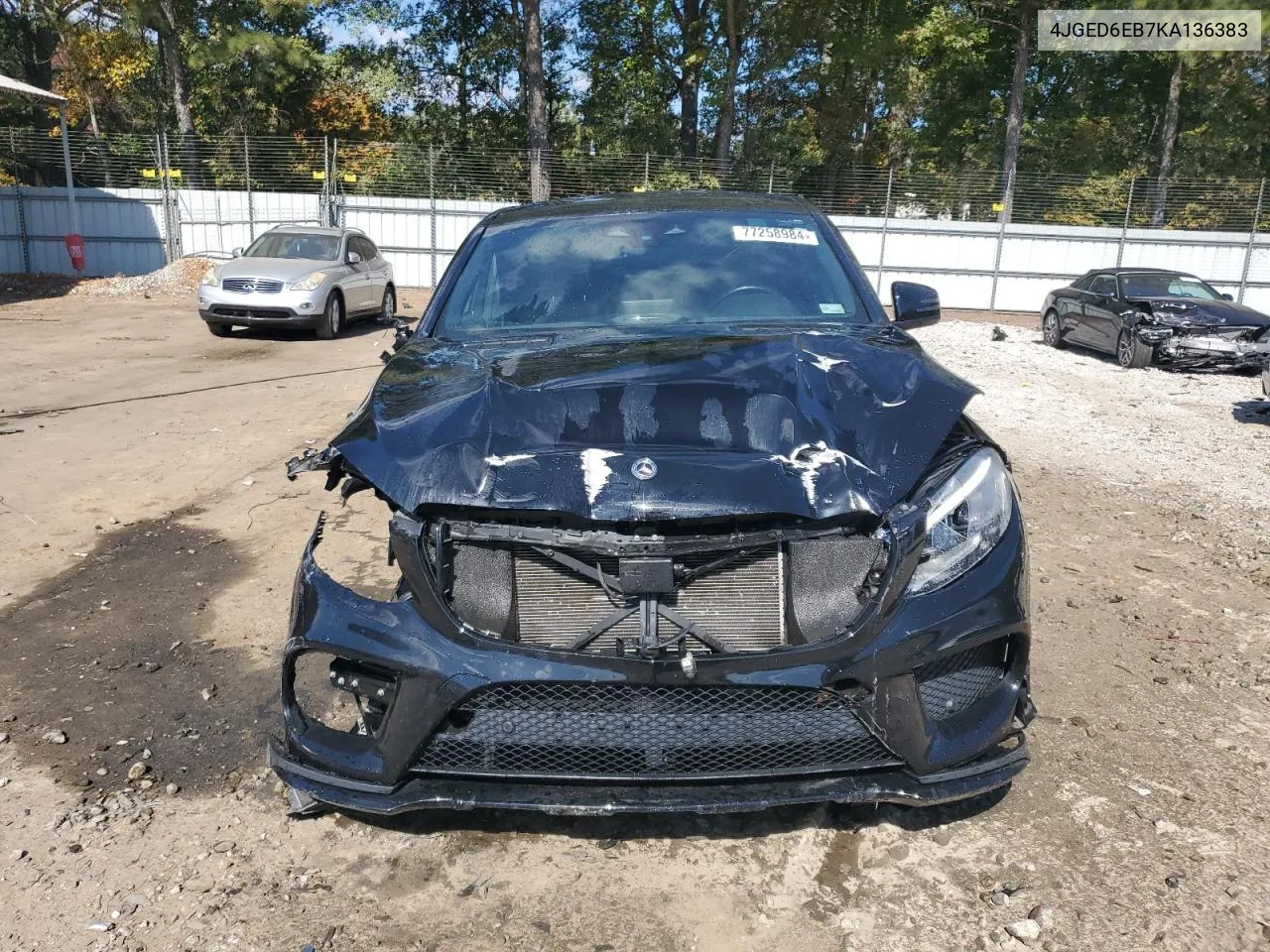 2019 Mercedes-Benz Gle Coupe 43 Amg VIN: 4JGED6EB7KA136383 Lot: 77258984