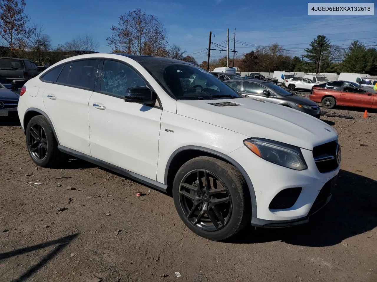 2019 Mercedes-Benz Gle Coupe 43 Amg VIN: 4JGED6EBXKA132618 Lot: 78214554