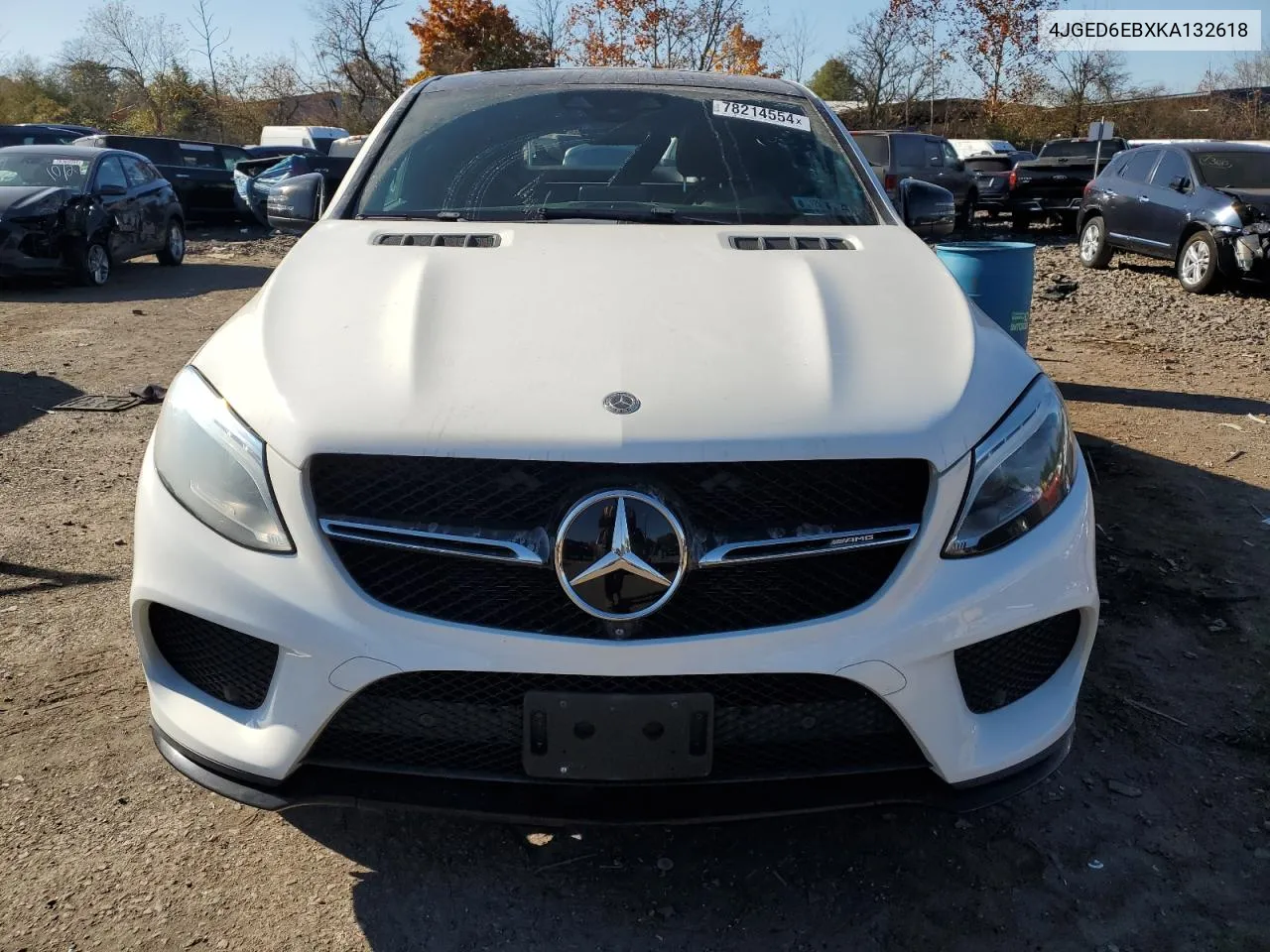 2019 Mercedes-Benz Gle Coupe 43 Amg VIN: 4JGED6EBXKA132618 Lot: 78214554