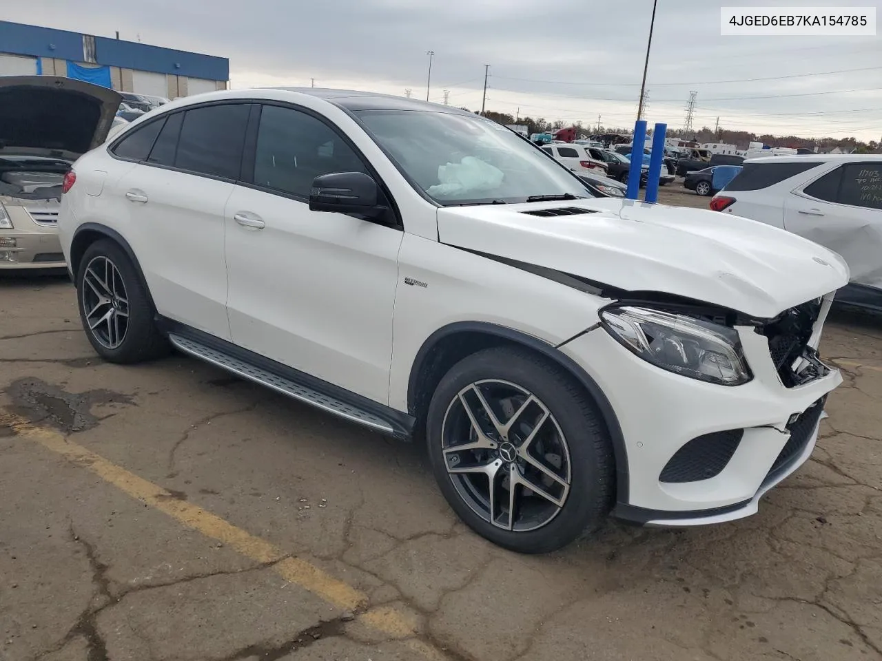 2019 Mercedes-Benz Gle Coupe 43 Amg VIN: 4JGED6EB7KA154785 Lot: 79361664